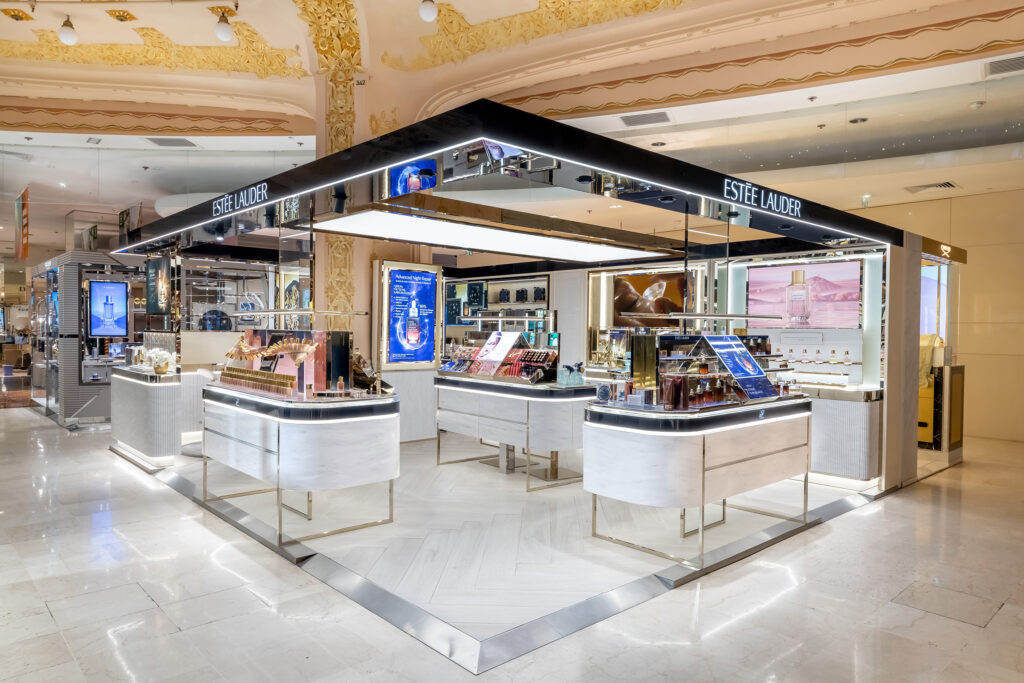 Estée Lauder store at Galeries Lafayette Paris