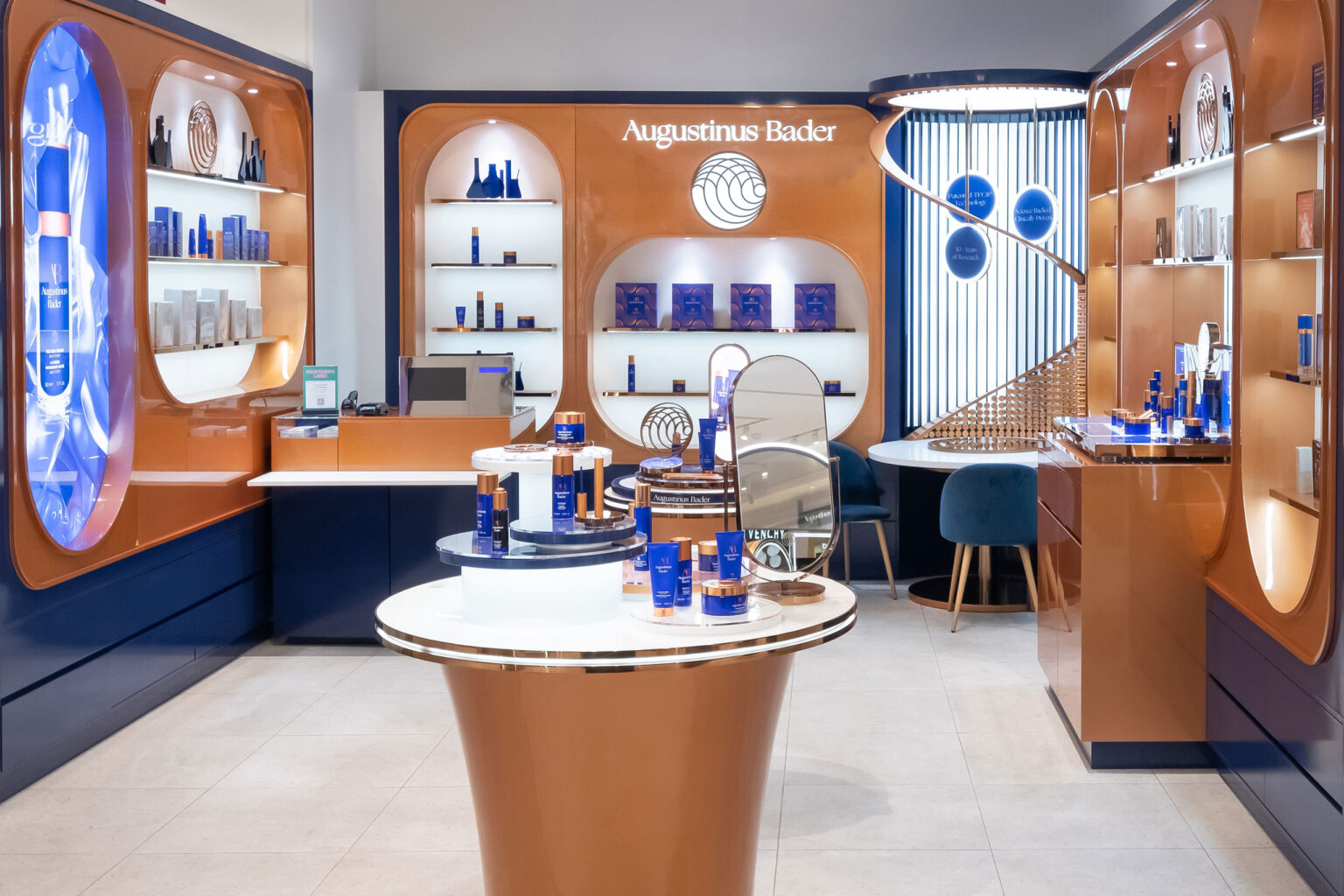 Augustinus Bader store at Printemps TJC Design