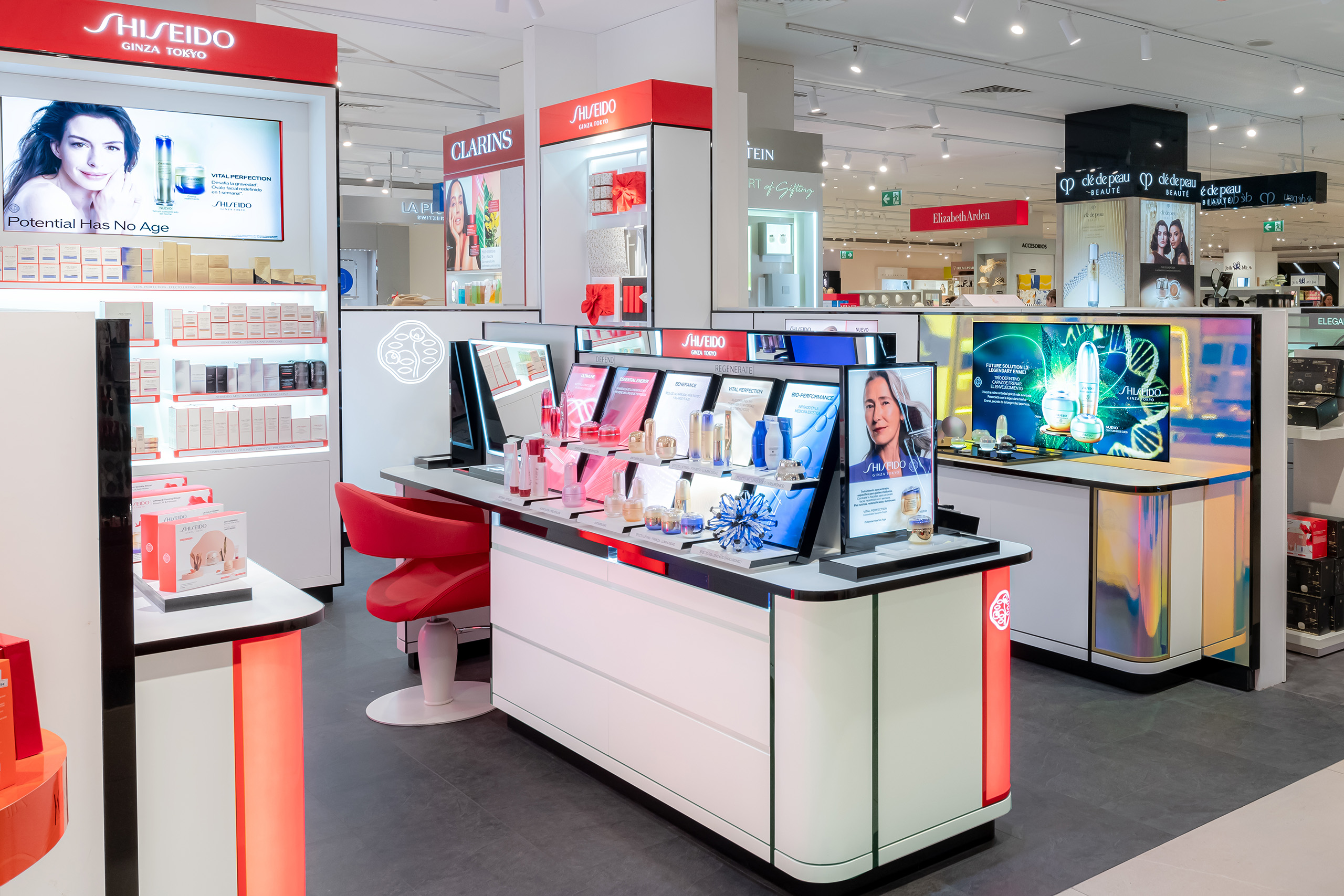 Shiseido store at El Corte Inglés Pintor Sorolla Valencia