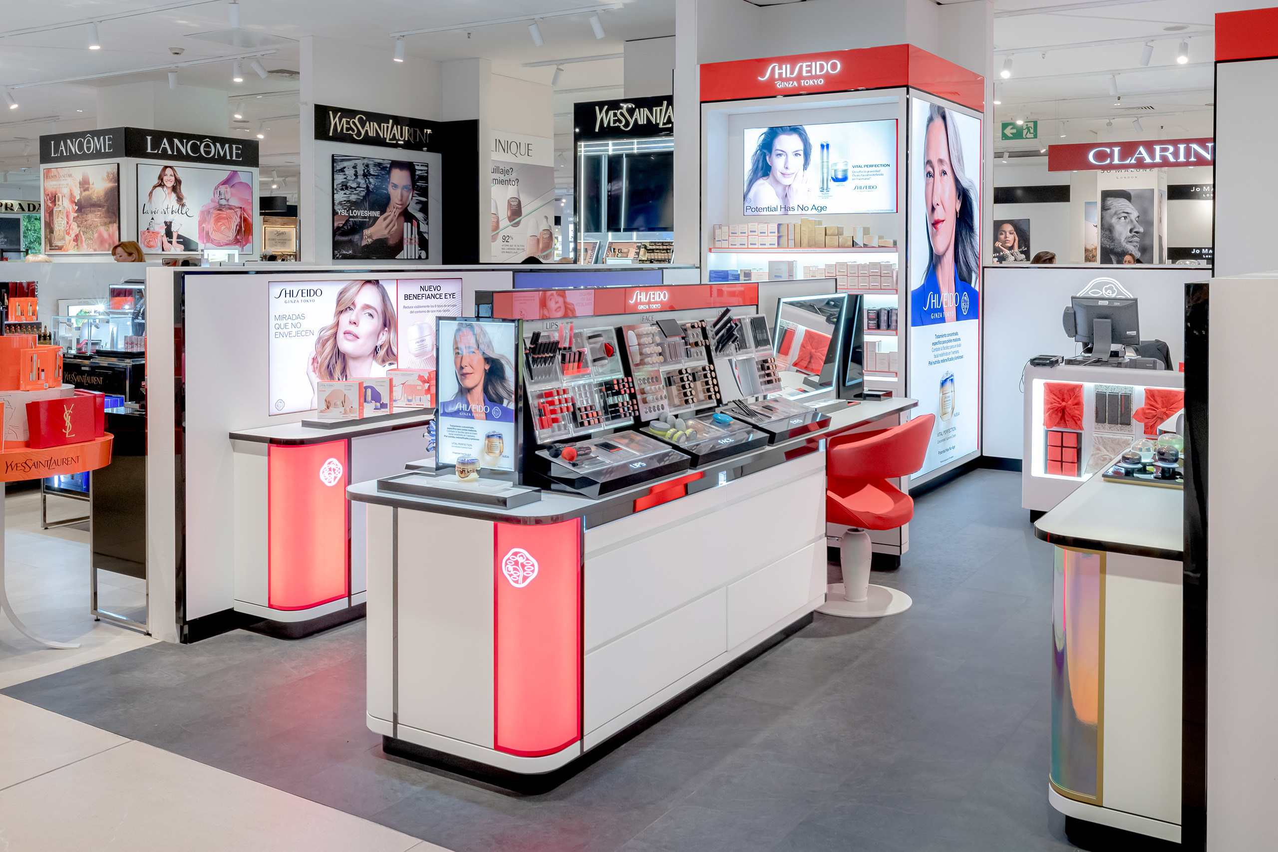 Shiseido store at El Corte Inglés Pintor Sorolla Valencia