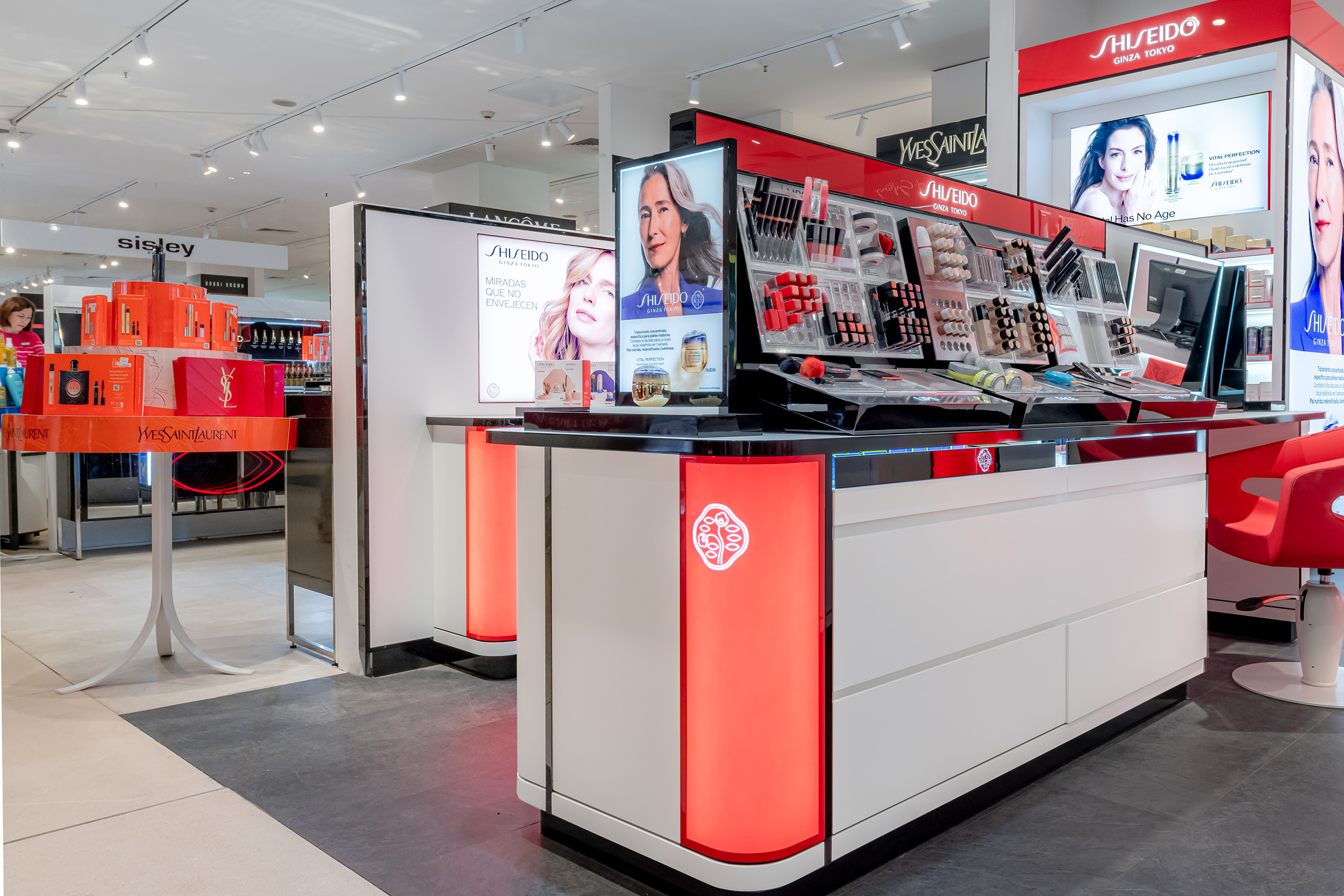 Shiseido store at El Corte Inglés Pintor Sorolla Valencia