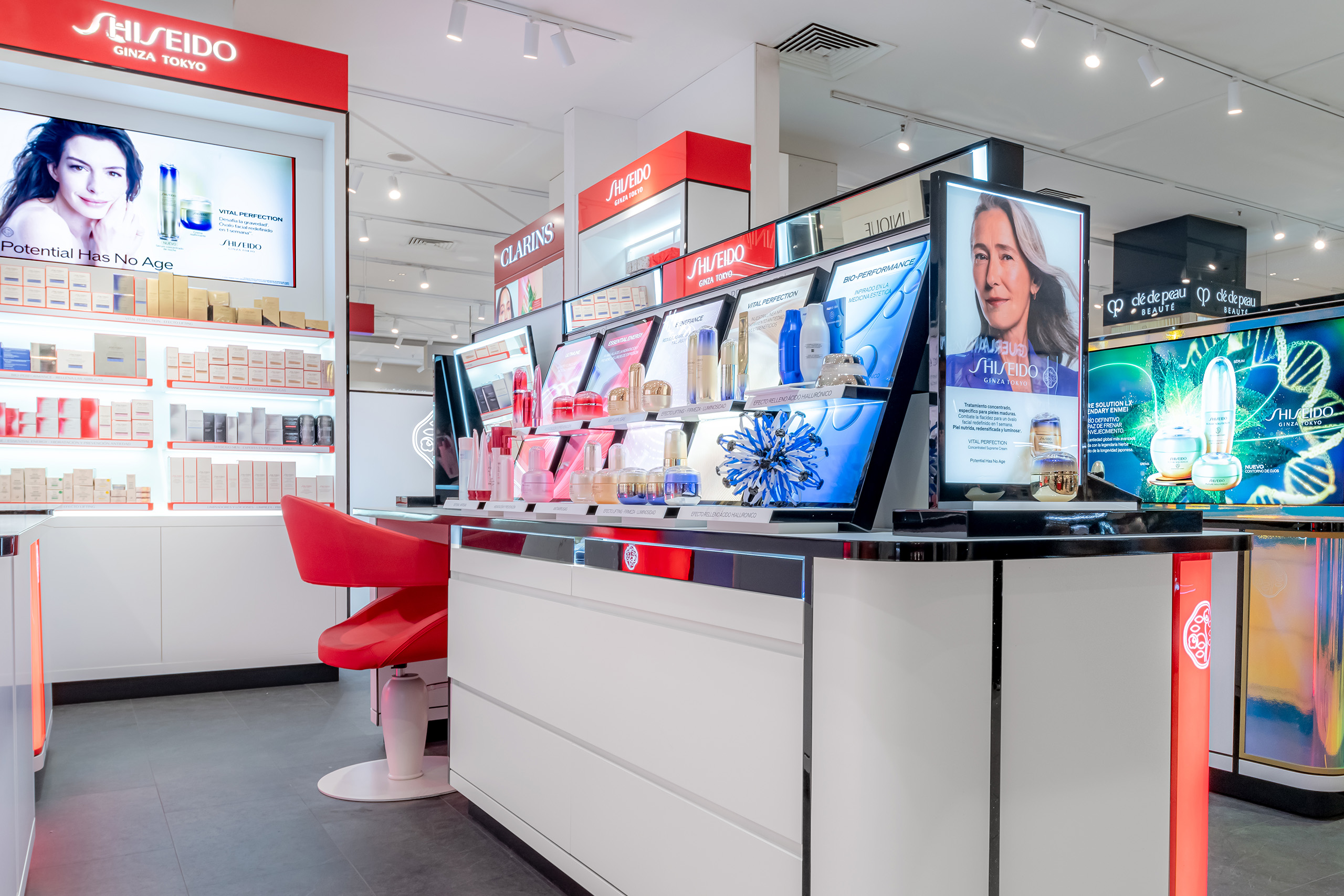 Shiseido store at El Corte Inglés Pintor Sorolla Valencia