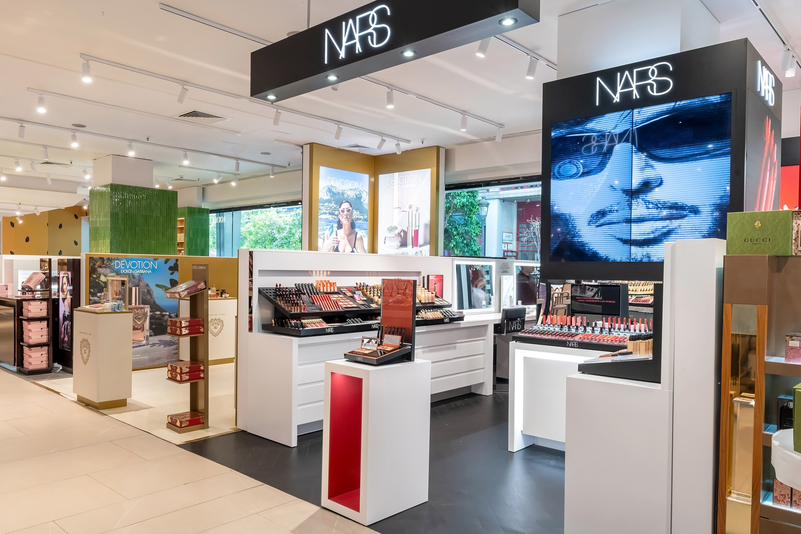 NARS store at El Corte Inglés Valencia Madrid