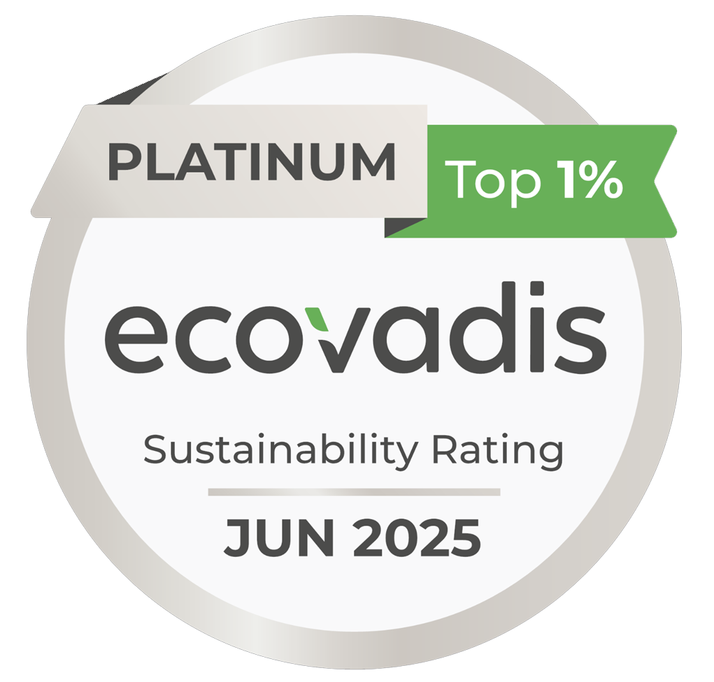 EcoVadis Platinum Medal 2025