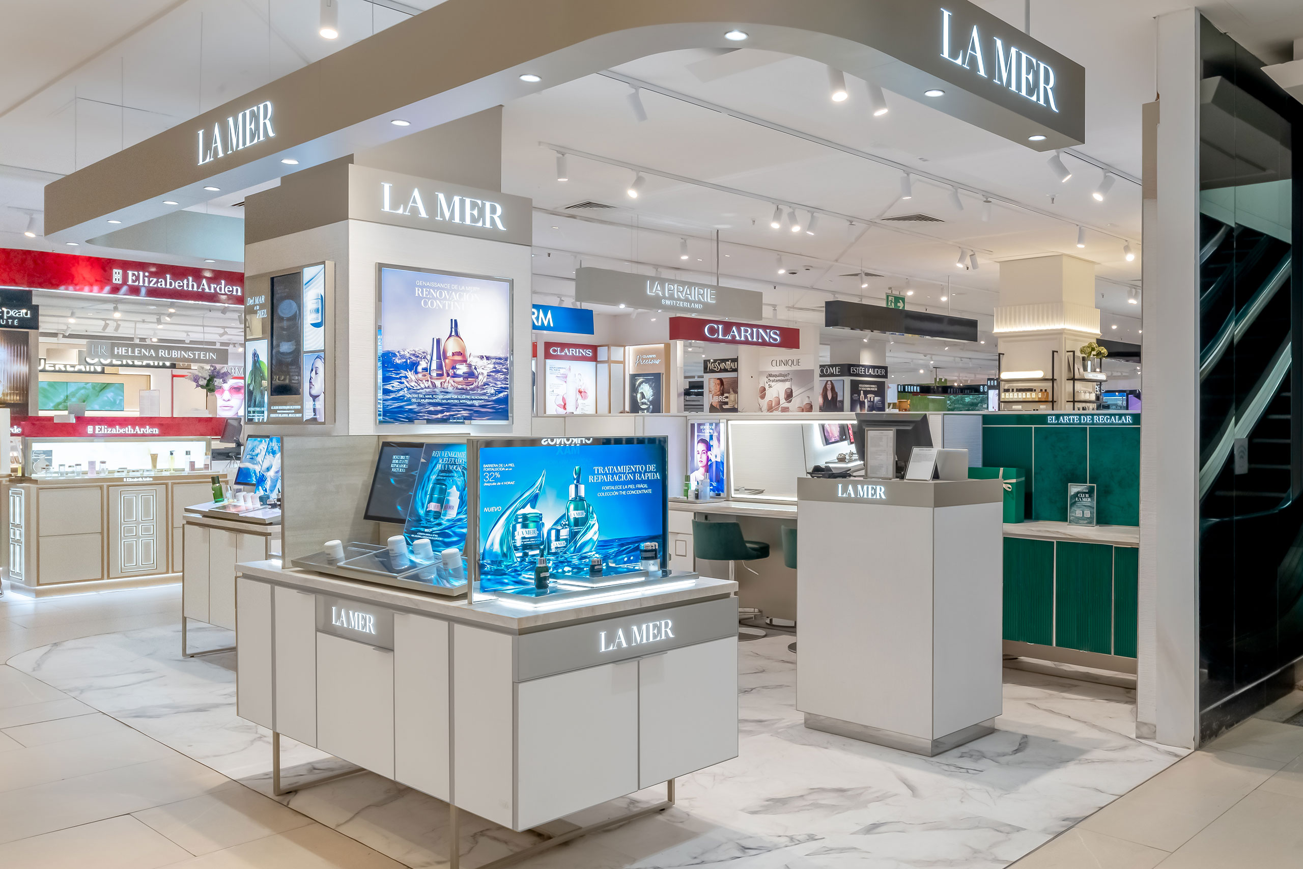 La Mer store at El Corte Inglés Valencia built by TJC