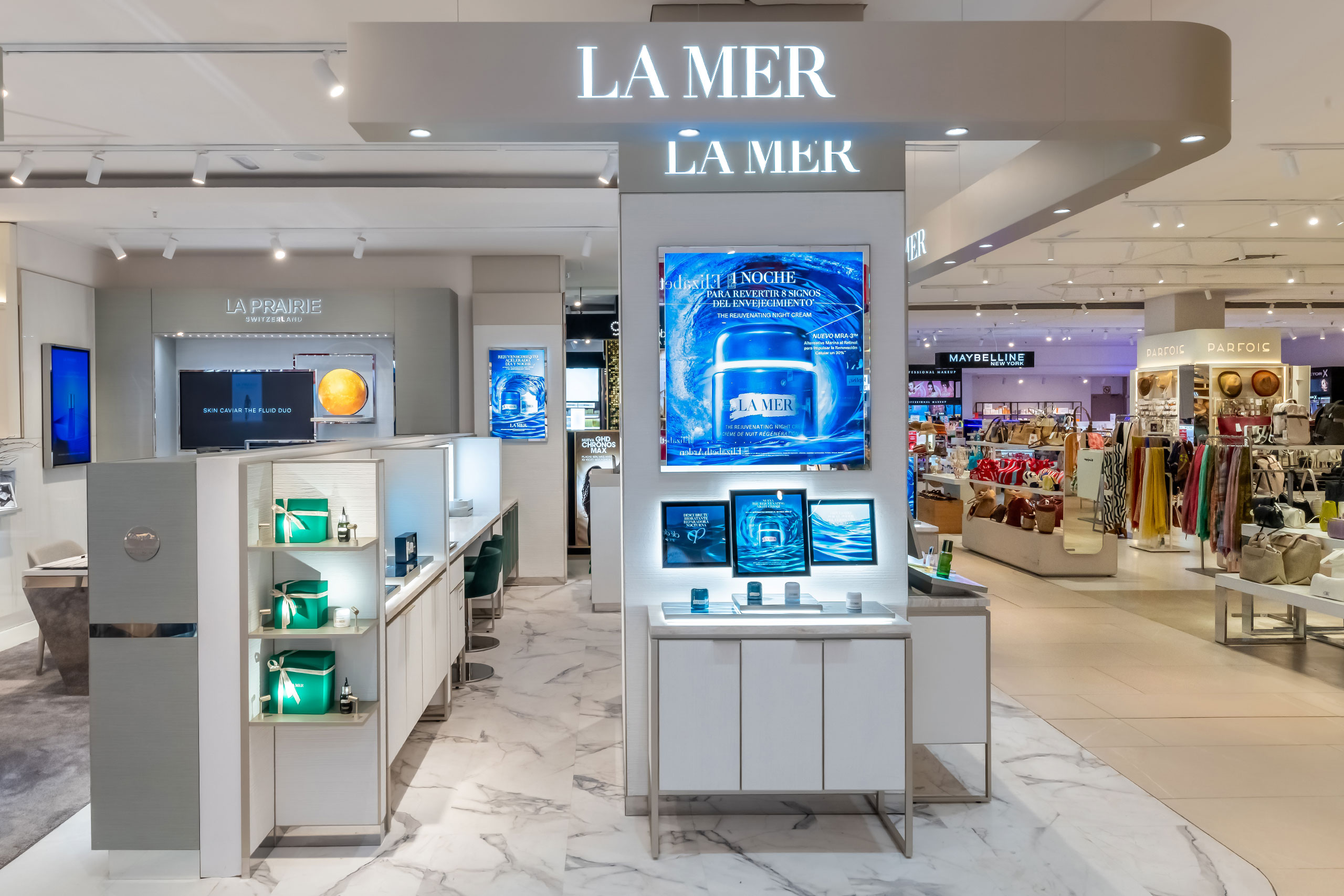 La Mer store at El Corte Inglés Valencia built by TJC