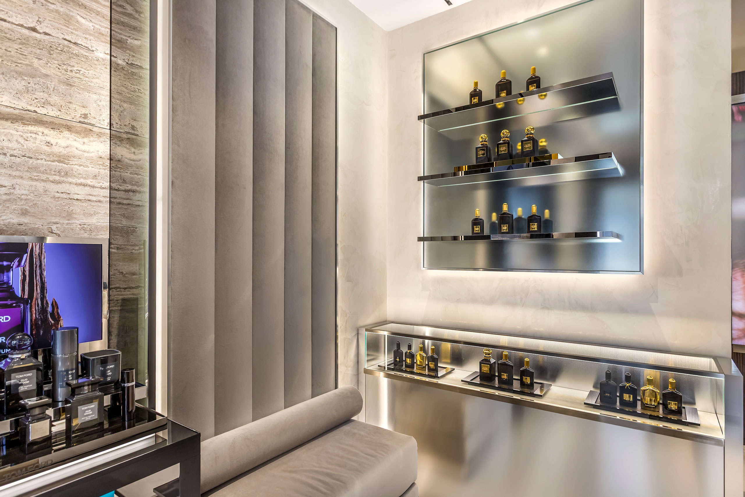 Tom Ford store at Prince St SoHo New York bulit by TJC